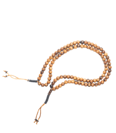 Natural Woodgrain Tasbih Prayer Beads – 99 Beads