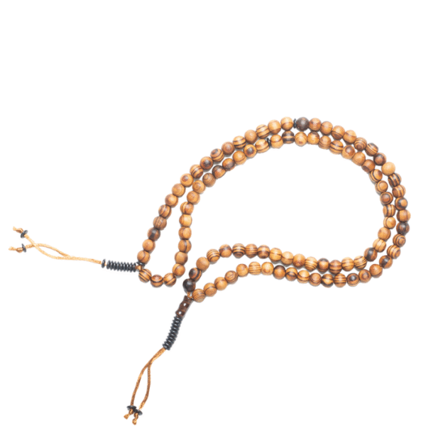 Natural Woodgrain Tasbih Prayer Beads – 99 Beads